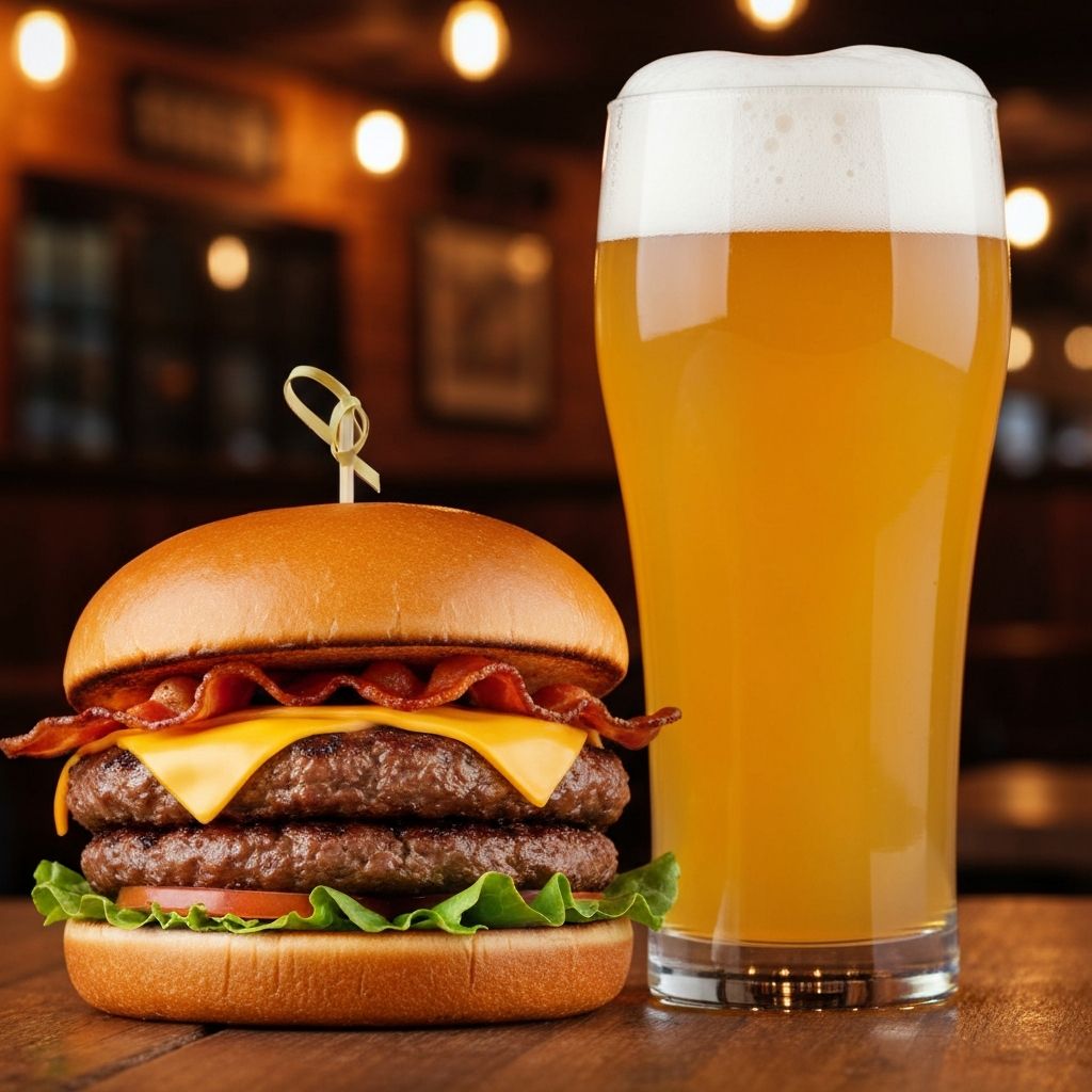 Harmonização: Os Melhores Estilos de Cerveja Para Cada Hambúrguer