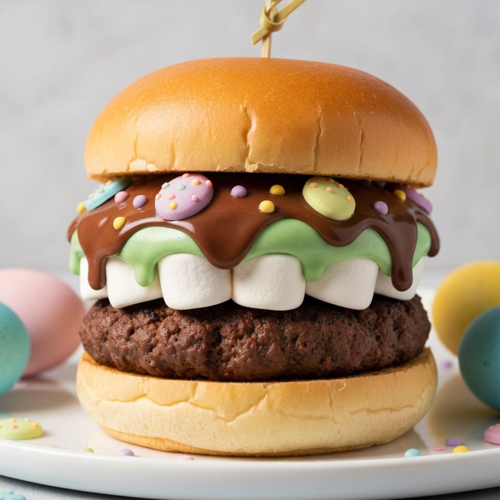 Páscoa 2025: O Inusitado Hambúrguer Com Chocolate